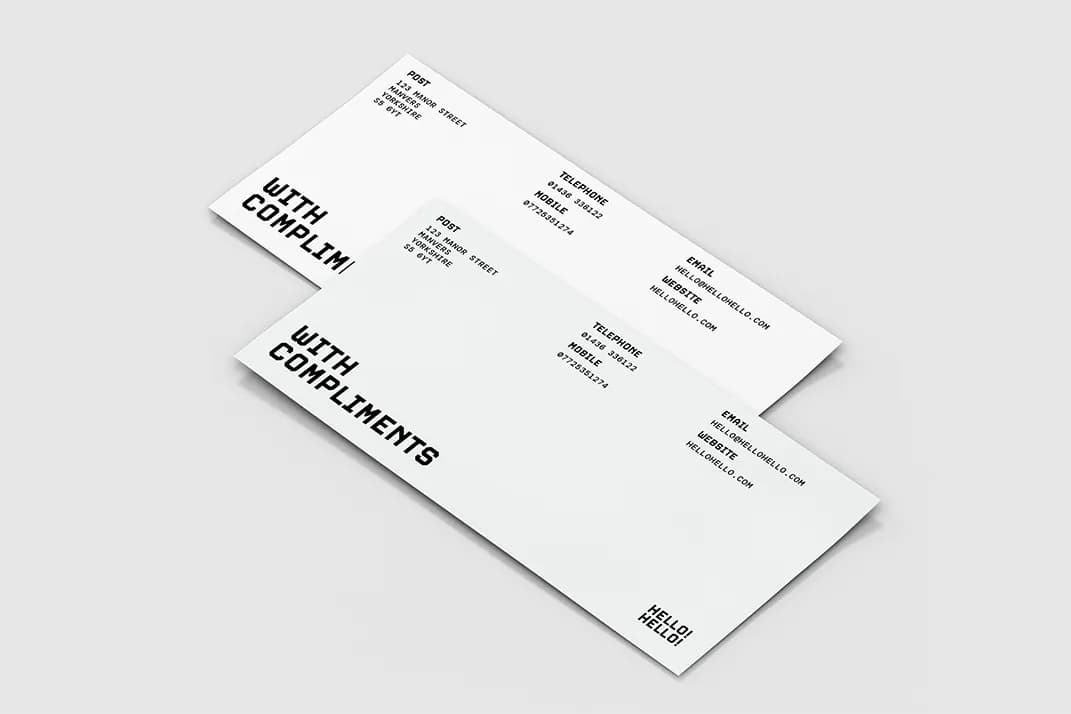 Compliment Slips