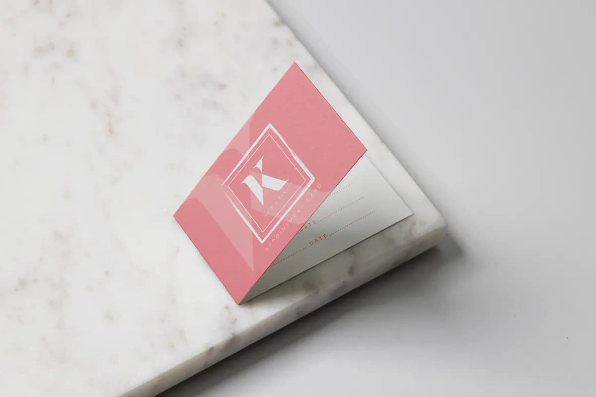 Folded Business Cards 3